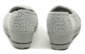 Scanda 230-0059-S1 šedé dámské baleríny na kline | ARNO-obuv.sk - obuv s tradíciou