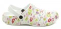 Slobby 59-0529-S1 bielo kvetované nazouváky | ARNO-obuv.sk - obuv s tradíciou