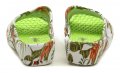 Scandi 280-0010-S1 bielo zelené dámske plážovky | ARNO-obuv.sk - obuv s tradíciou
