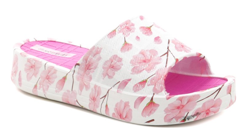 Scandi 280-0044-S1 bielo ružové dámske plážovky | ARNO-obuv.sk - obuv s tradíciou