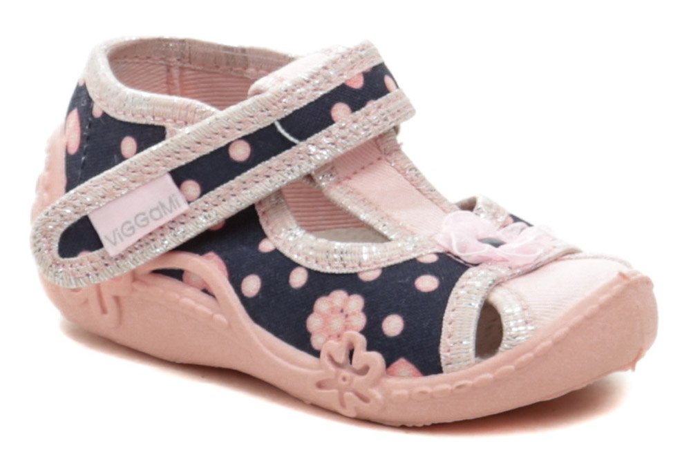 Vi-GGA-Mi ružové detské plátené sandálky MARYSIA EUR 23