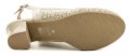 De plus 9893-K-4052 béžové podměrné dámske lodičky šírka H | ARNO-obuv.sk - obuv s tradíciou