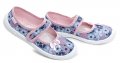 Vi-GGA-Mi detské modro ružové baleríny Greta kvet | ARNO-obuv.sk - obuv s tradíciou