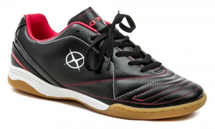 Celoročné nadmerné športové indoor obuv na šnurovanie šnúrkami, vyrobená zo syntetického materiálu.
