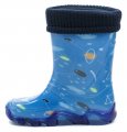 Demar 0032 detské modré gumáky | ARNO-obuv.sk - obuv s tradíciou