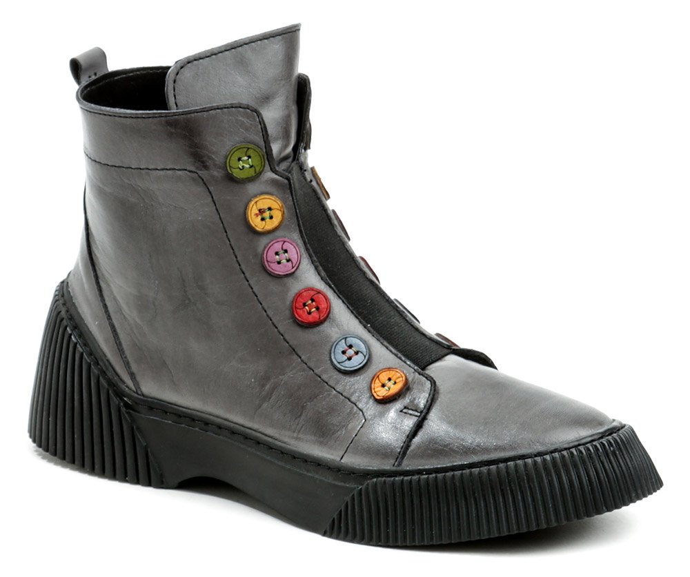 Karyoka 3100 šedé dámske zimné topánky EUR 42
