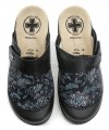 Medi Line 1468 čierne dámske zdravotné nazouváky | ARNO-obuv.sk - obuv s tradíciou