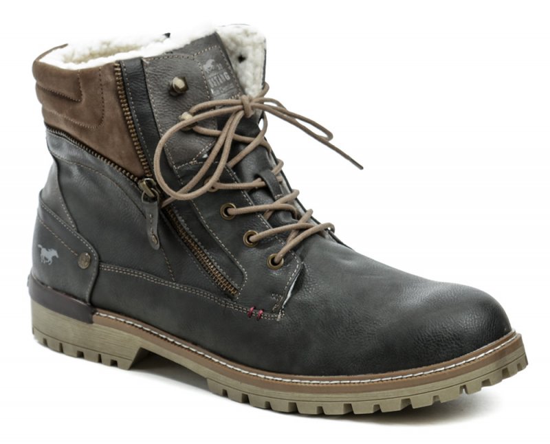 Mustang 4142-604-259 graphit pánske nadmerné zimné topánky | ARNO-obuv.sk - obuv s tradíciou