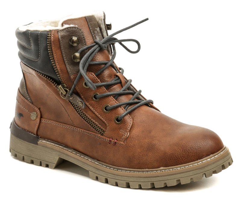 Mustang 4142-604-307 cognac pánske zimné topánky | ARNO-obuv.sk - obuv s tradíciou