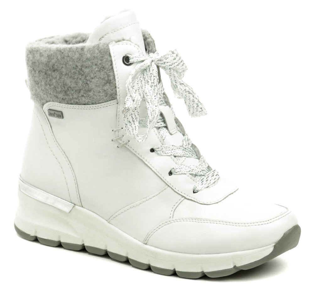 Jana 8-26223-27 biele dámske zimné topánky EUR 39