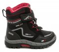 American Club HL-31-21 čierno červené detské zimné topánky | ARNO-obuv.sk - obuv s tradíciou