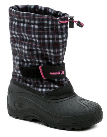 Detská zimná rekreačná obuv do snehu značky Kamik. Ochráni chodilo až do teploty -32 ° C, sú vodeodolné a Vegan friendly.