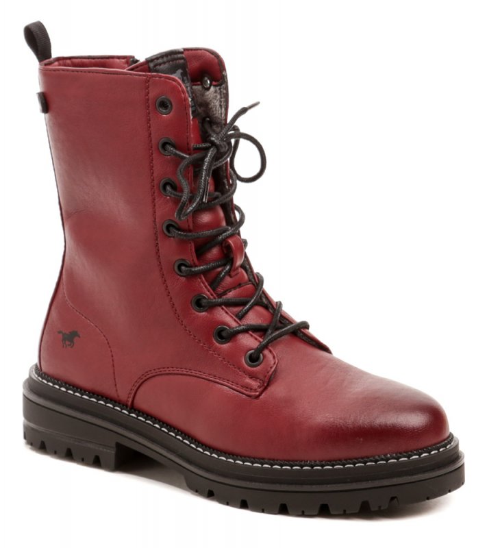 Mustang 1398-507-5 červená dámska zimná obuv | ARNO-obuv.sk - obuv s tradíciou