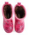 Slobby 166-1009-T1 ružové zimné gumáčky | ARNO-obuv.sk - obuv s tradíciou