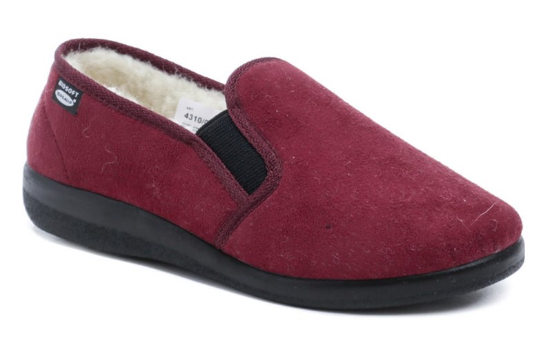 Rogallo 4310-000 vínové dámske zimné papuče | ARNO-obuv.sk - obuv s tradíciou