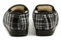 Rogallo 4320-007 čierne kárované pánske zimné papuče | ARNO-obuv.sk - obuv s tradíciou