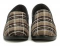 Rogallo 4320-022 hnedé kárované pánske zimné papuče | ARNO-obuv.sk - obuv s tradíciou