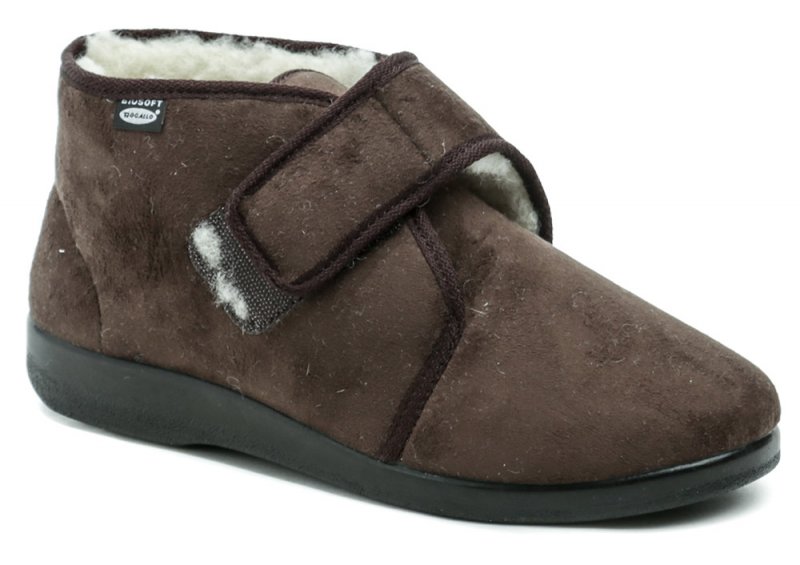 Rogallo 4372-008 hnedé pánske zimné papuče | ARNO-obuv.sk - obuv s tradíciou