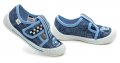 3F chlapčenské modré papuče auto 3SK3-22 | ARNO-obuv.sk - obuv s tradíciou