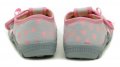 bar3Foot šedo ružová mašlička dievčenské papuče 3BT13-7 | ARNO-obuv.sk - obuv s tradíciou