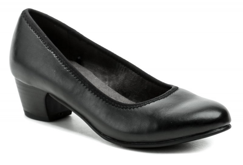Jana 8-22360-28 čierne dámske lodičky šírka H | ARNO-obuv.sk - obuv s tradíciou