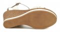 Tamaris 1-28342-28 béžové dámske sandále na kline | ARNO-obuv.sk - obuv s tradíciou