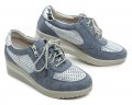 Wojtylko 7A22403n modrá dámska obuv na kline | ARNO-obuv.sk - obuv s tradíciou