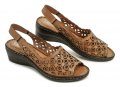 T.Sokolski hnedé dámske sandále na kline GM5024-1 | ARNO-obuv.sk - obuv s tradíciou
