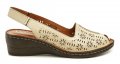 T.Sokolski béžové dámske sandále na kline GM5218-1 | ARNO-obuv.sk - obuv s tradíciou