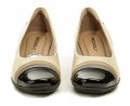 Piccadilly 143162-2 béžovo čierne dámske lodičky na kline | ARNO-obuv.sk - obuv s tradíciou