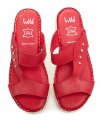 Wild 016935B červené dámske nazúvaky na kline | ARNO-obuv.sk - obuv s tradíciou