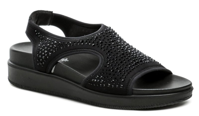 IMAC 157860 čierne dámske sandále | ARNO-obuv.sk - obuv s tradíciou