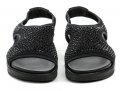 IMAC 157860 čierne dámske sandále | ARNO-obuv.sk - obuv s tradíciou