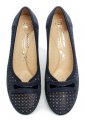 Mintaka 1610 modré dámske lodičky na kline | ARNO-obuv.sk - obuv s tradíciou