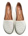 Mago 0114-2316-104 biele dámske baleríny | ARNO-obuv.sk - obuv s tradíciou