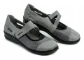 Axel AXCW169 šedé dámske poltopánky topánky šírka H | ARNO-obuv.sk - obuv s tradíciou