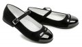 Wojtylko 5BA22012 čierne dievčenské črievičky | ARNO-obuv.sk - obuv s tradíciou