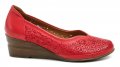 Wild 034101378B červené dámske lodičky na kline | ARNO-obuv.sk - obuv s tradíciou