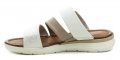 Jana 8-27207-28 bielo strieborné dámske nadmerné šľapky | ARNO-obuv.sk - obuv s tradíciou