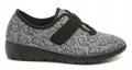 Medi Line 556-22 čierno biele dámske zdravotné topánky | ARNO-obuv.sk - obuv s tradíciou