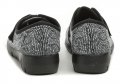 Medi Line 556-22 čierno biele dámske zdravotné topánky | ARNO-obuv.sk - obuv s tradíciou