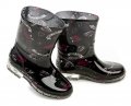 Slobby 166-0031-T1 čierne detské gumáčky | ARNO-obuv.sk - obuv s tradíciou