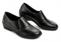 Medi Line 1507-020 čierne dámske poltopánky na kline | ARNO-obuv.sk - obuv s tradíciou