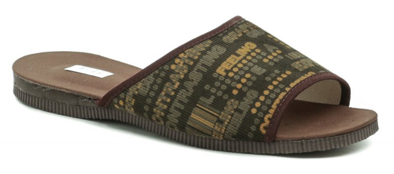 Pegres 3009 hnedé pánske nadmerné šľapky | ARNO-obuv.sk - obuv s tradíciou