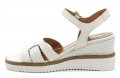 Tamaris 1-28243-28 biele dámske sandále na kline | ARNO-obuv.sk - obuv s tradíciou