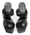 Tamaris 1-27201-28 čierne dámske nazúvaky na podpätku | ARNO-obuv.sk - obuv s tradíciou