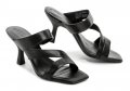 Tamaris 1-27201-28 čierne dámske nazúvaky na podpätku | ARNO-obuv.sk - obuv s tradíciou
