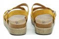 IMAC 190716 okrové dámske sandále na kline | ARNO-obuv.sk - obuv s tradíciou