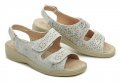 Wojtylko 7S10521 strieborné dámske sandále | ARNO-obuv.sk - obuv s tradíciou
