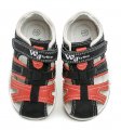 Wojtylko 1S22306 čierno oranžové detské sandálky | ARNO-obuv.sk - obuv s tradíciou